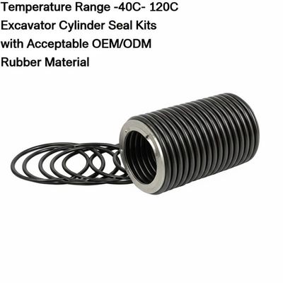 お買い得 Temperature Range -40C- 120C Excavator Cylinder Seal Kits with Acceptable OEM/ODM and Rubber Material オンライン